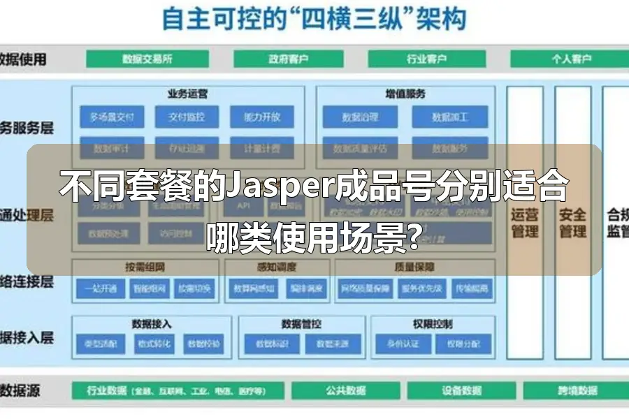 不同套餐的Jasper成品号分别适合哪类使用场景?